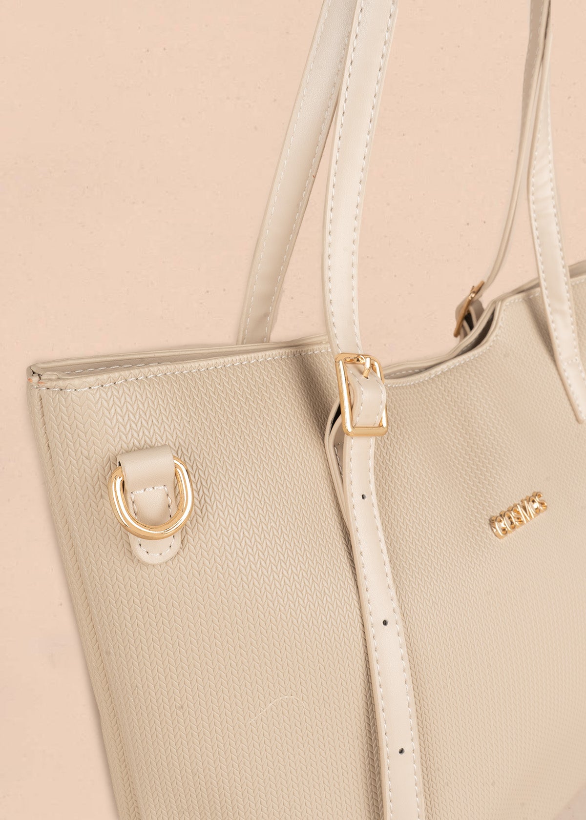 SHOPPING EN SINTETICO BEIGE 106785