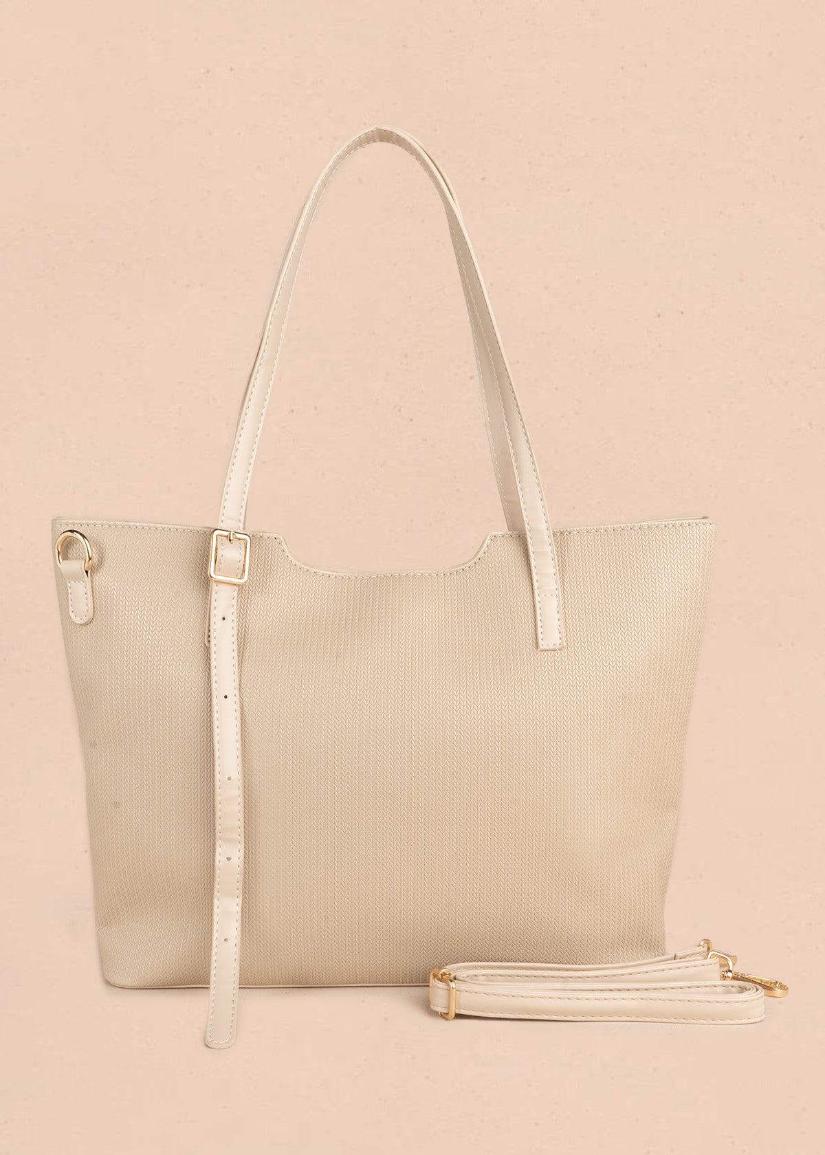 SHOPPING EN SINTETICO BEIGE 106785