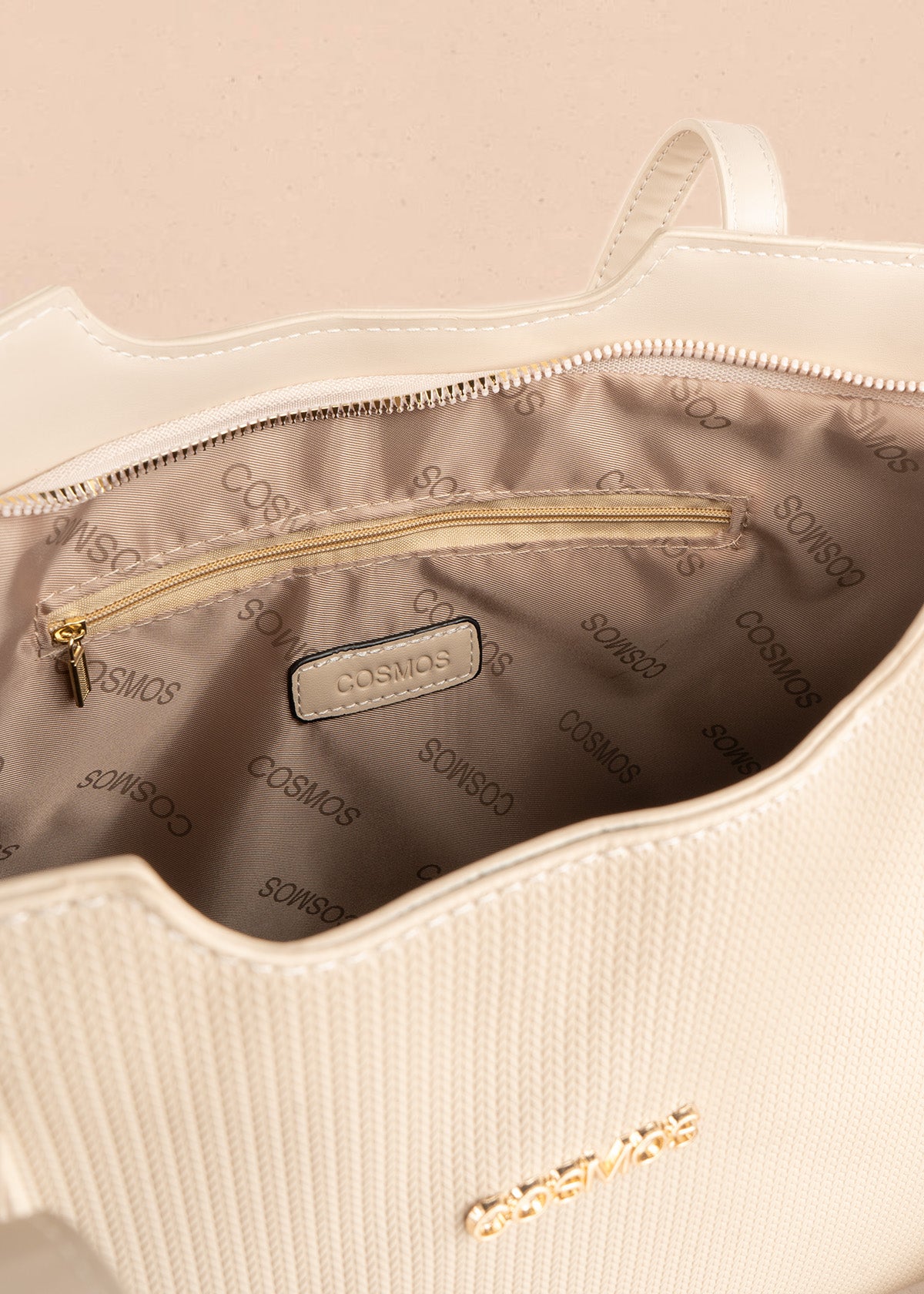 SHOPPING EN SINTETICO BEIGE 106785