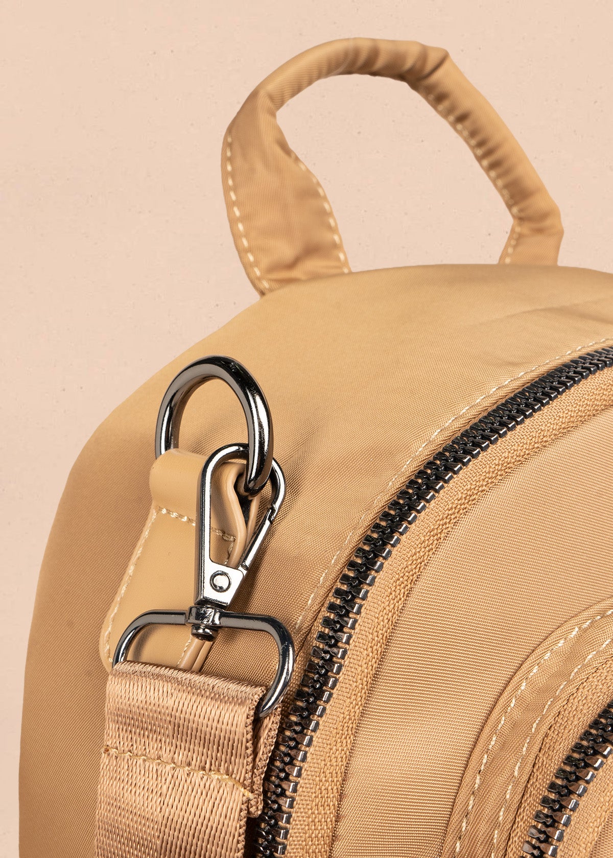 Morral en textil color caqui 106793