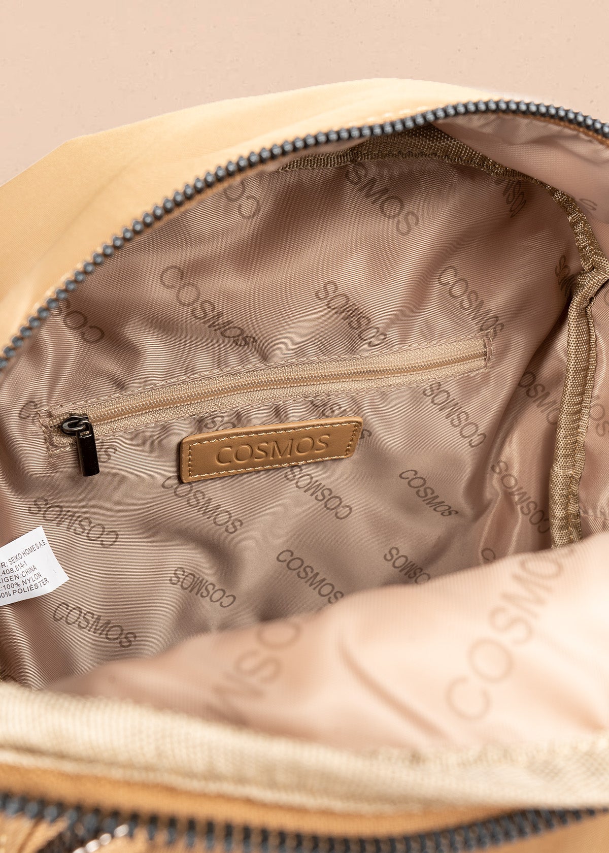 Morral en textil color caqui 106793