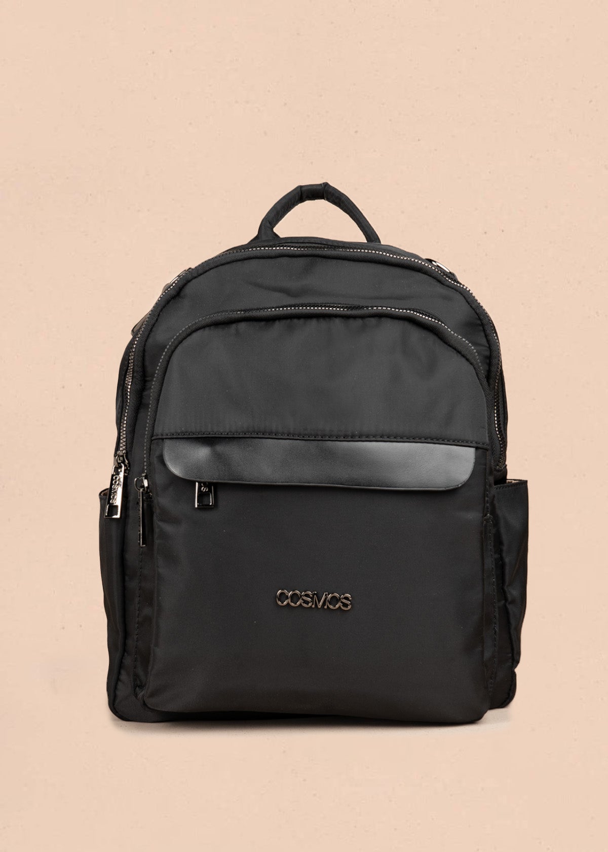 Morral en textil color negro 106793
