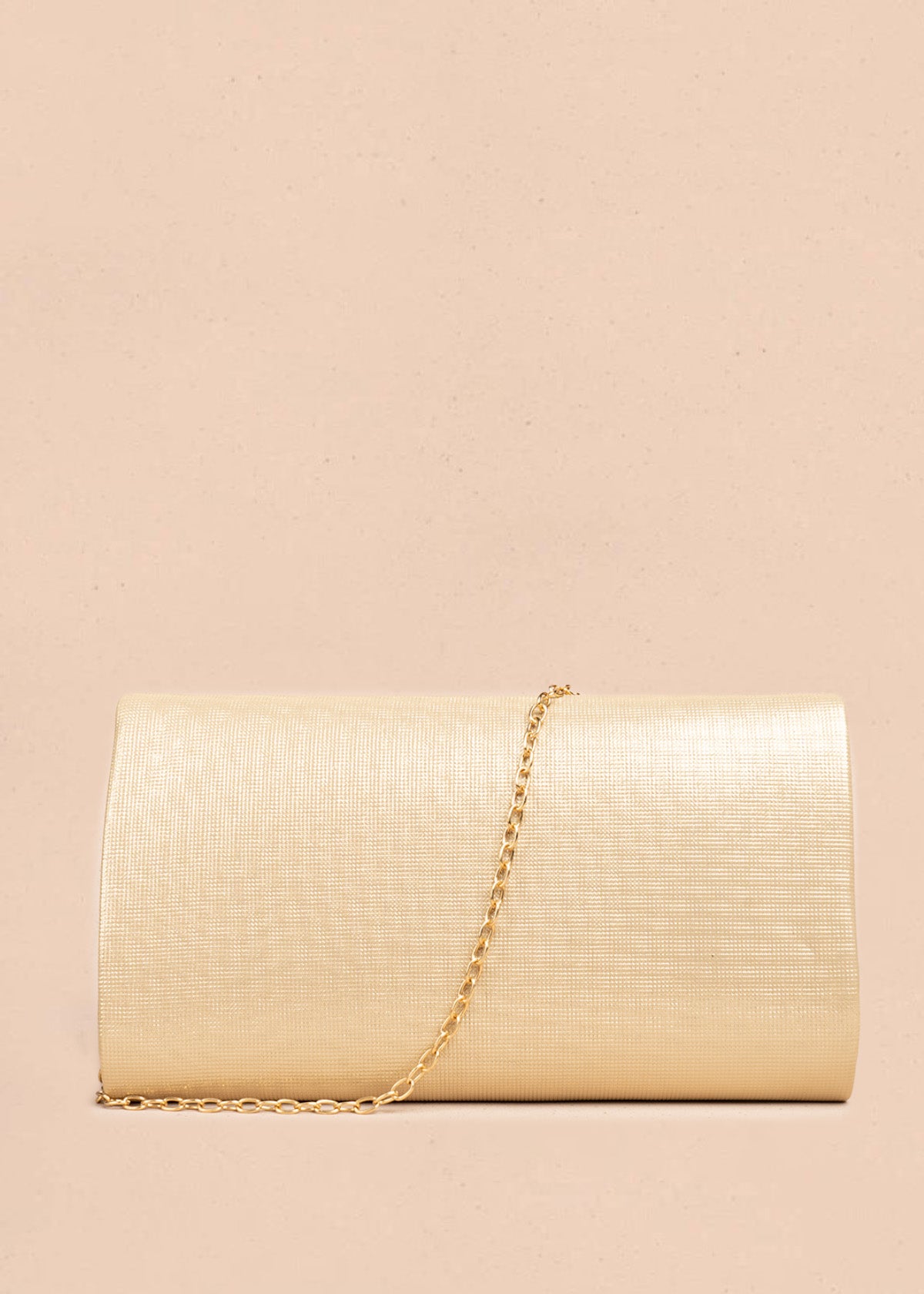 Bolso de fiesta color dorado con detalle dorado 106807