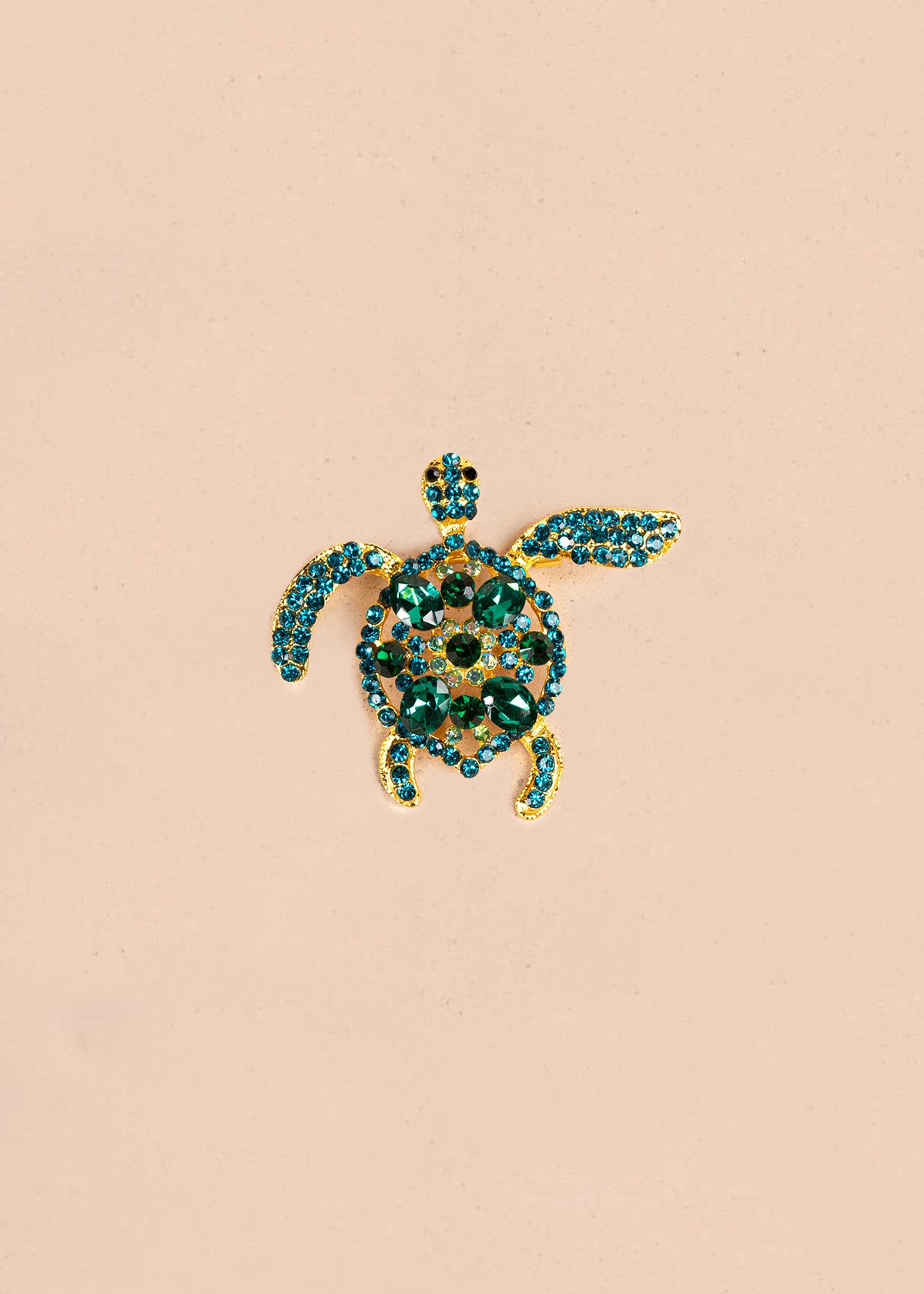 Prendedor de tortuga color único 106823