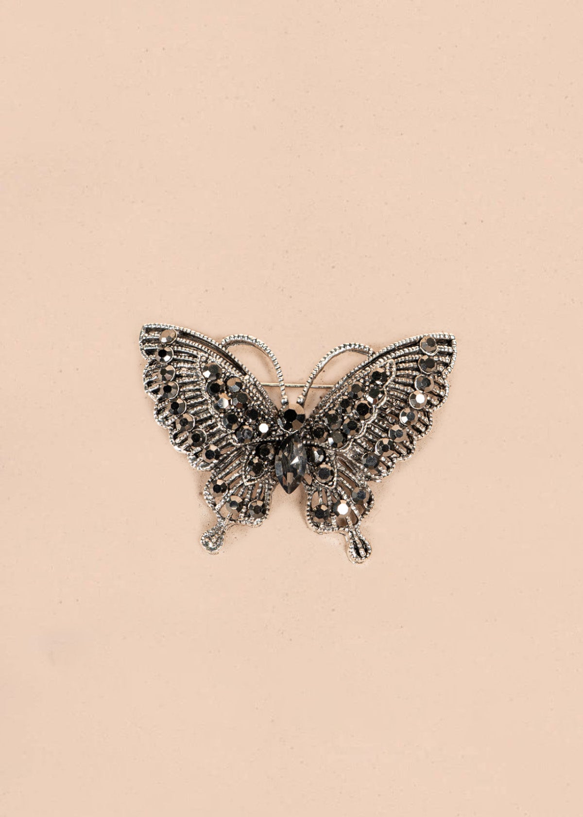 Prendedor de mariposa color negro 106828