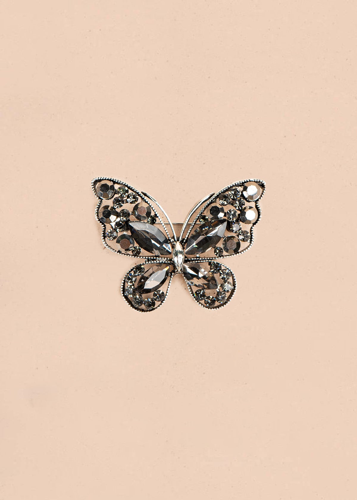 Prendedor de mariposa color negro 106832