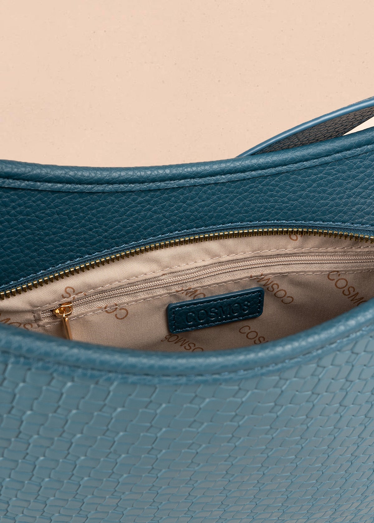 SHOPPING + COSMETIQUETA EN SINTETICO AZUL 106844