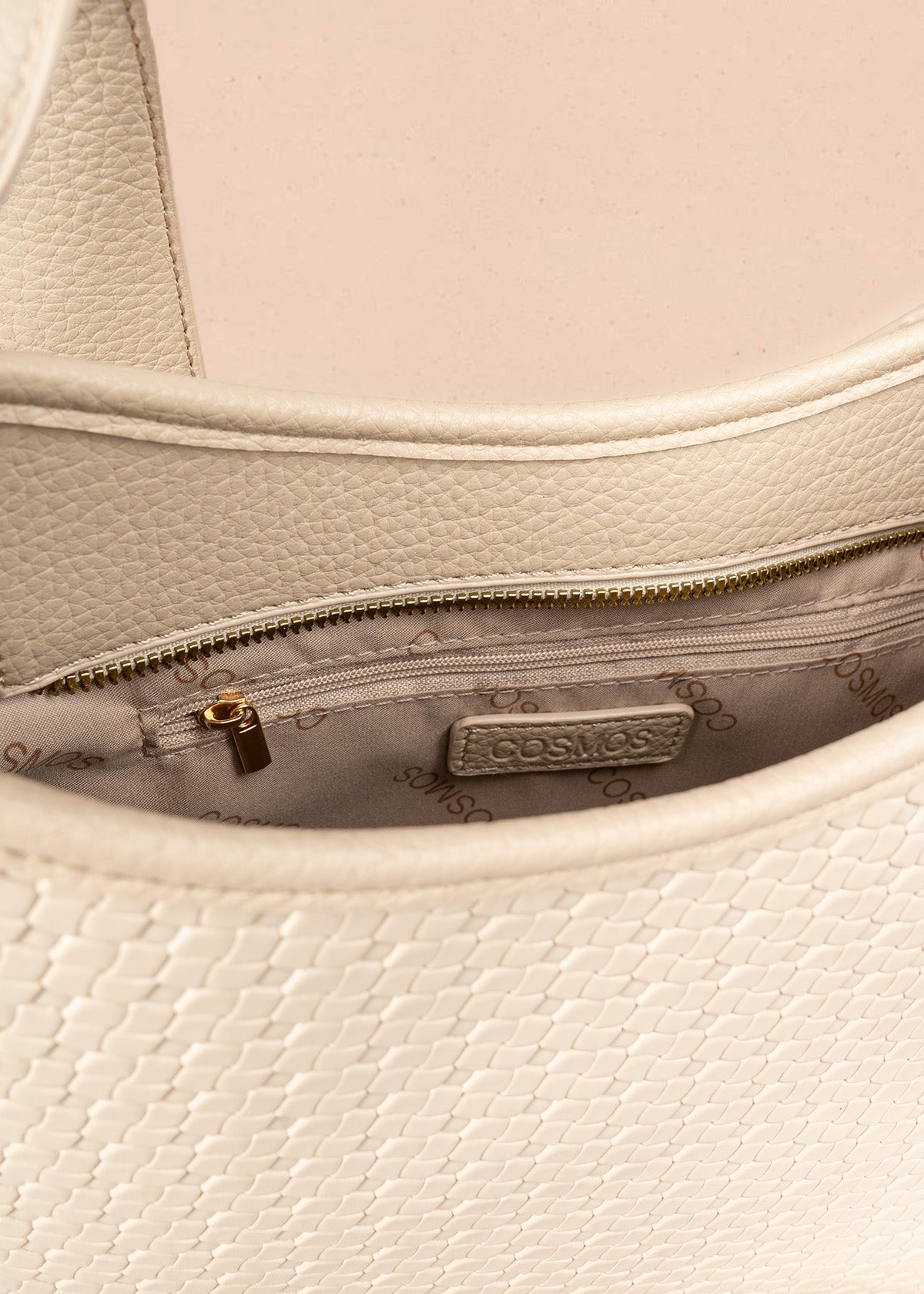SHOPPING + COSMETIQUETA EN SINTETICO BEIGE 106844