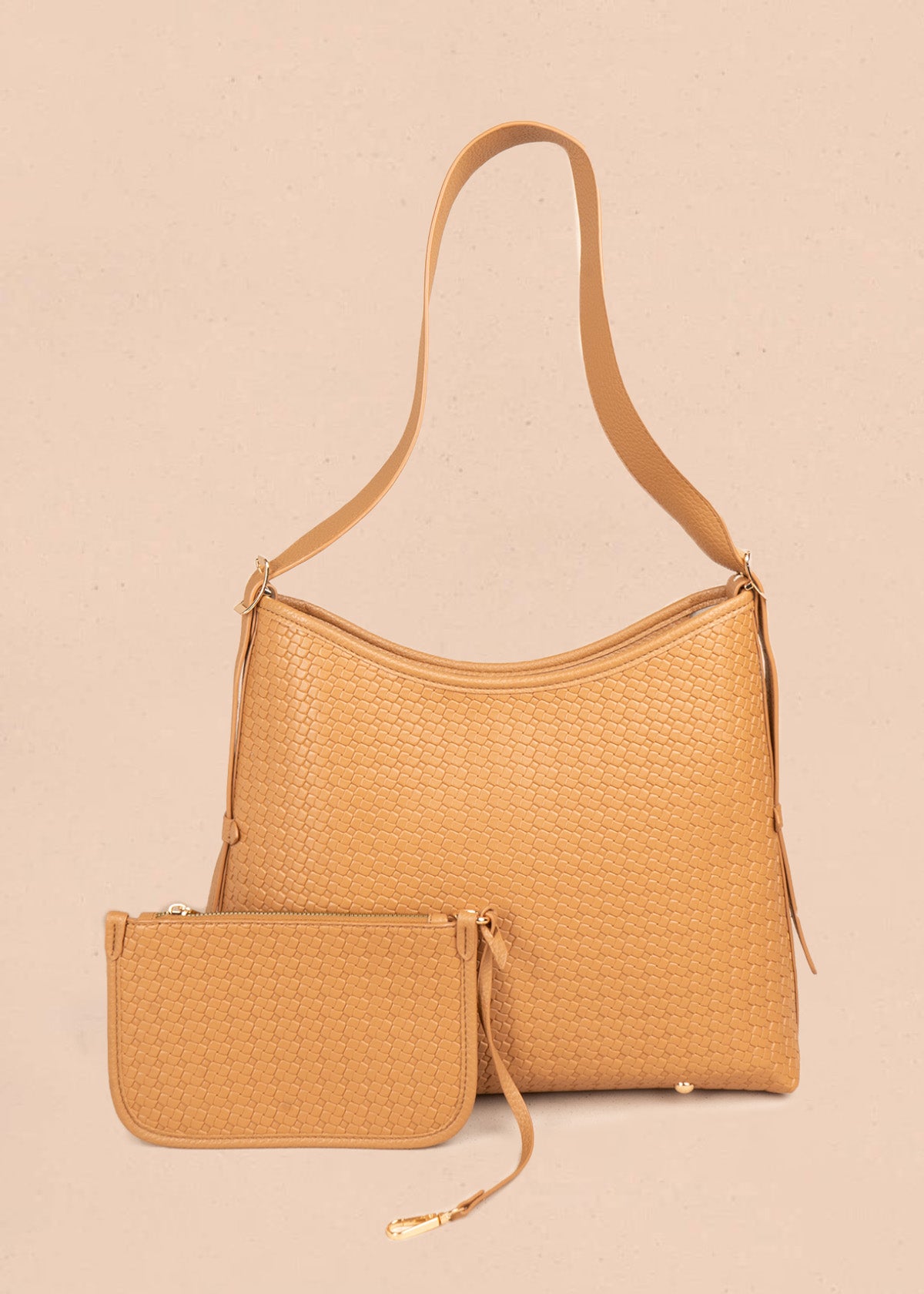 SHOPPING + COSMETIQUETA EN SINTETICO MIEL 106844