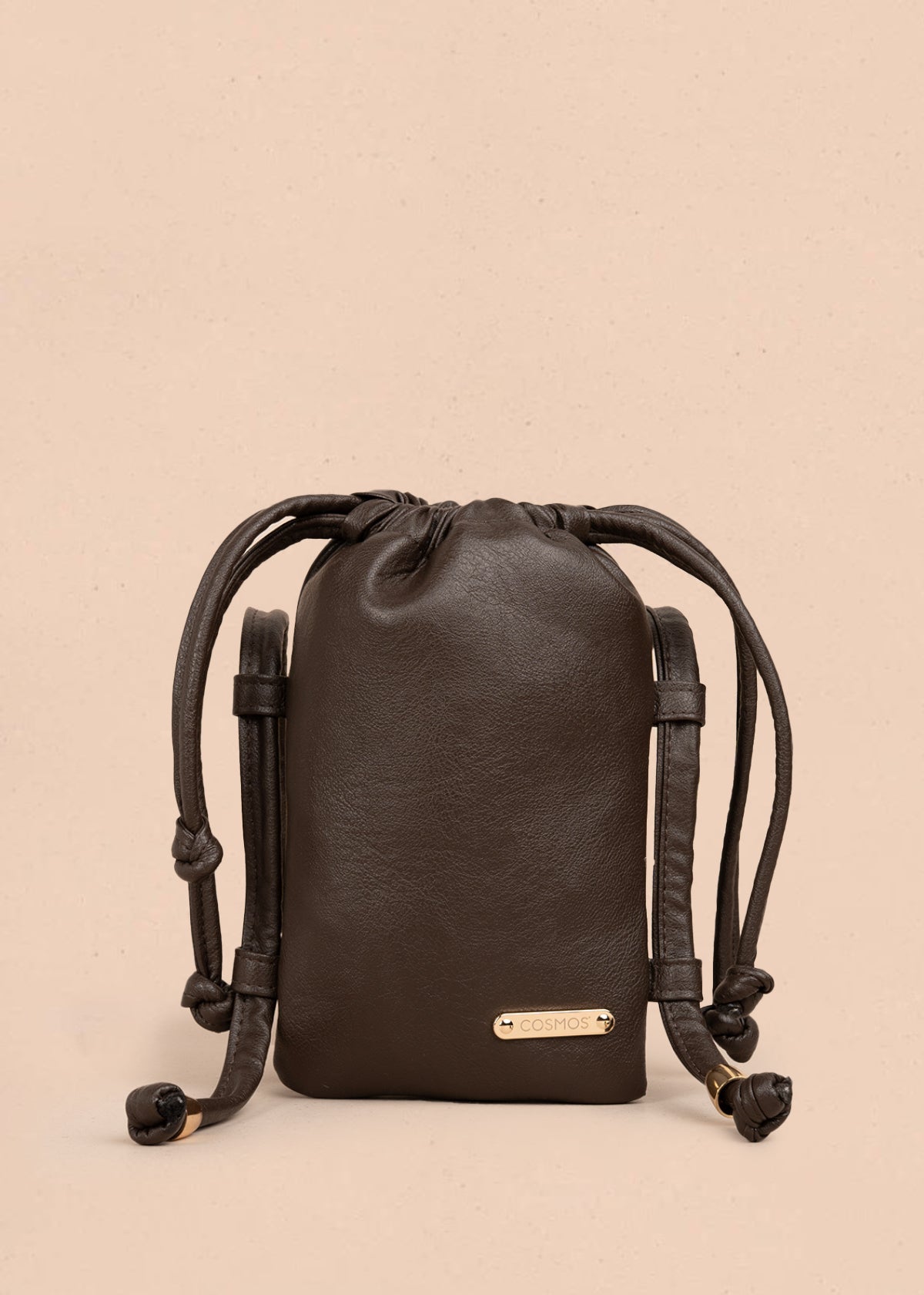 Bolso manos libres color chocolate 106964