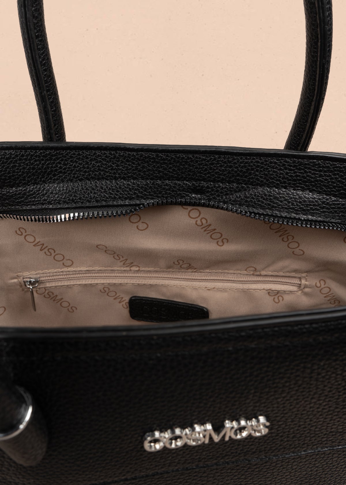 Bolso shopping color negro 106976