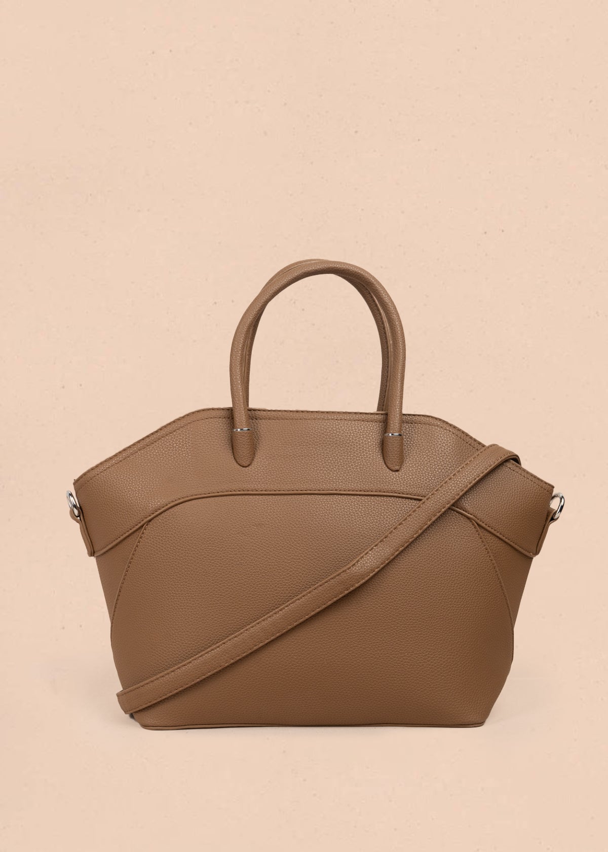 Bolso shopping color tabaco 106976
