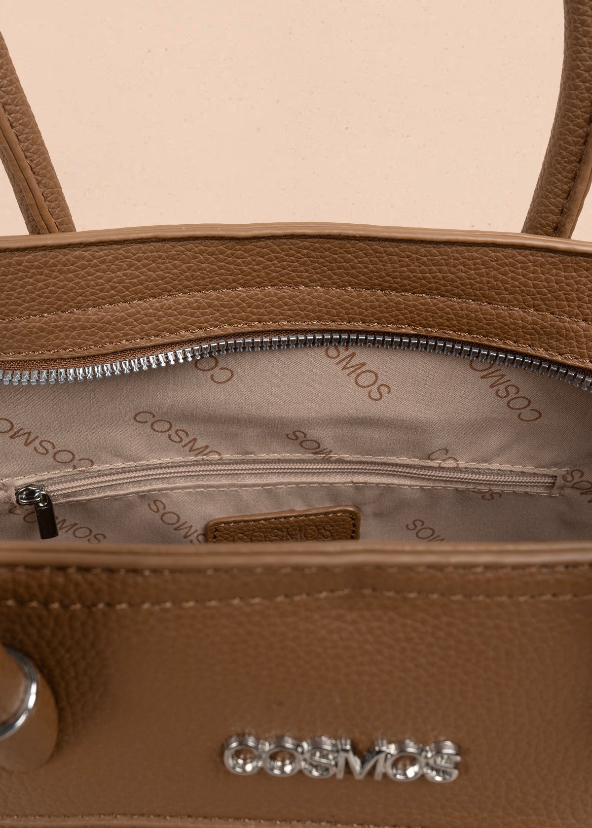 Bolso shopping color tabaco 106976