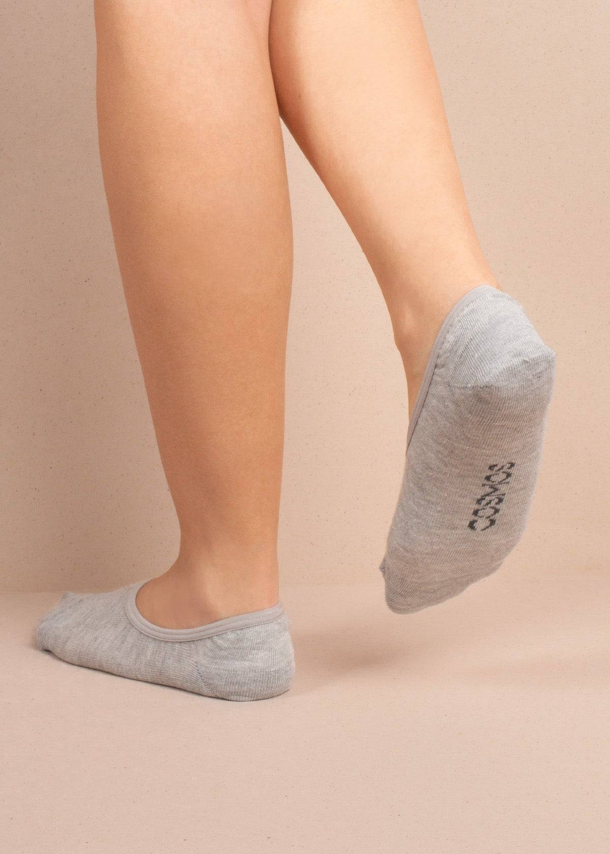 Medias baleta color gris