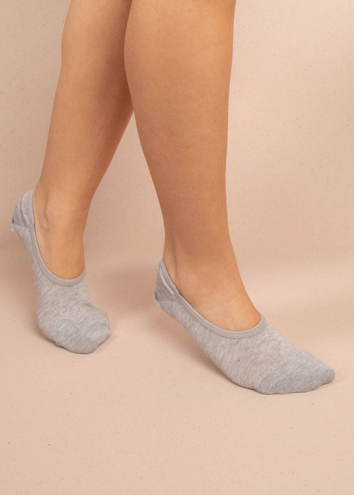 Medias baleta color gris