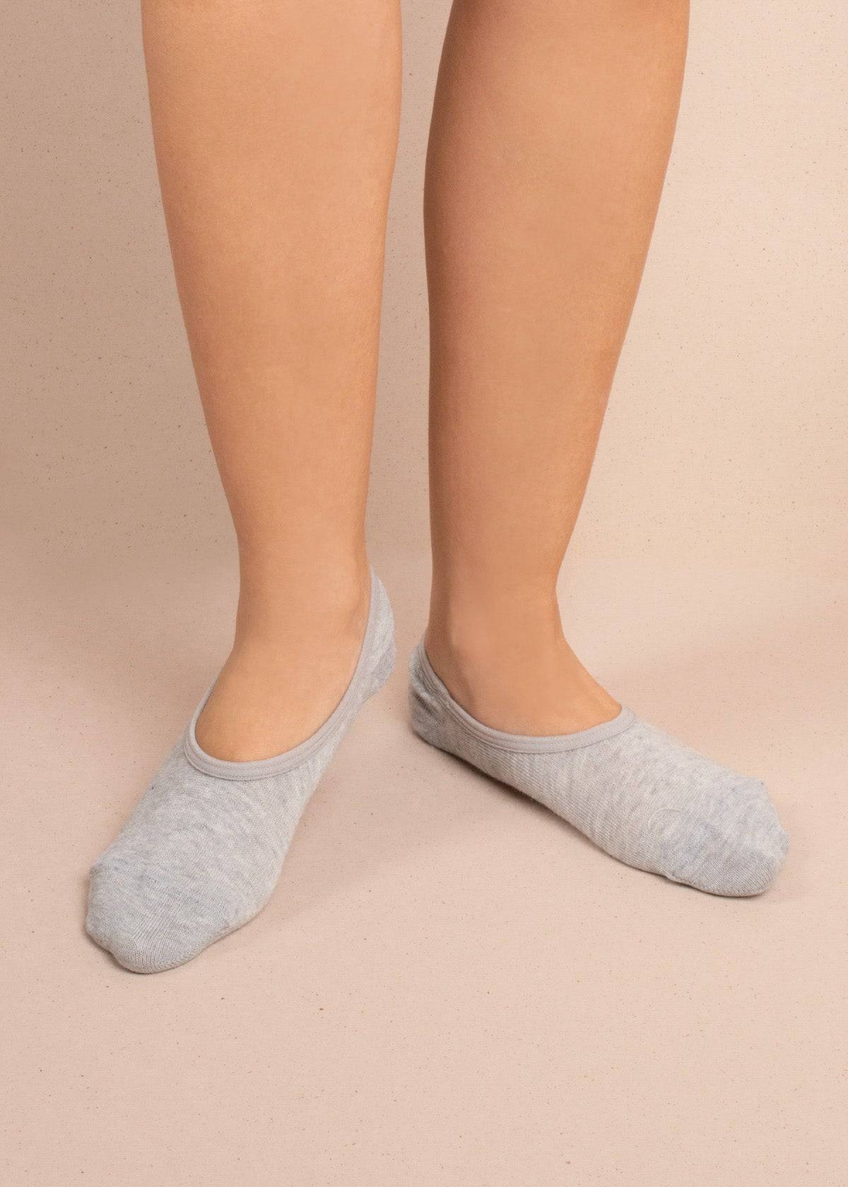Medias baleta color gris
