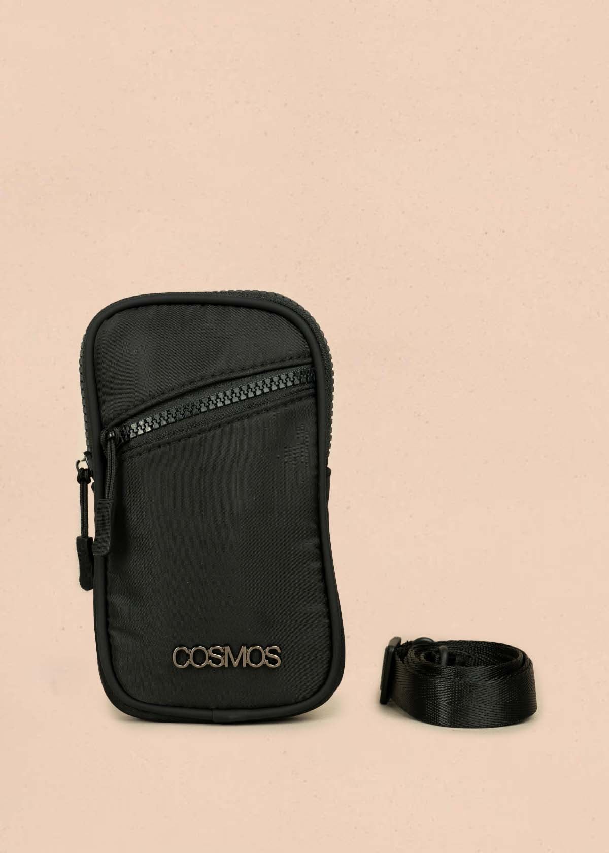 Porta celular color negro marca cosmos 106969